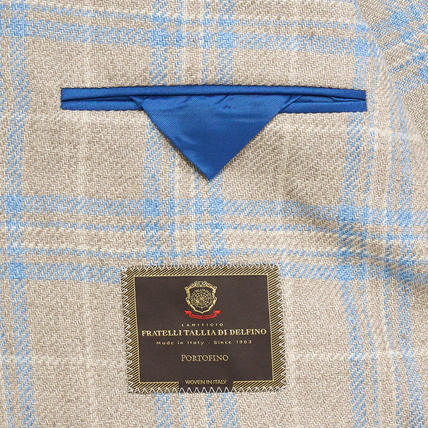 Fratelli Pelican Plaid Sport Coat