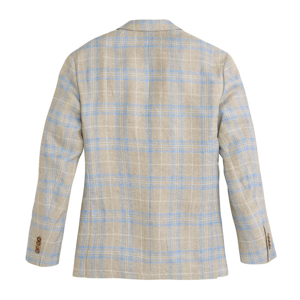 Fratelli Pelican Plaid Sport Coat