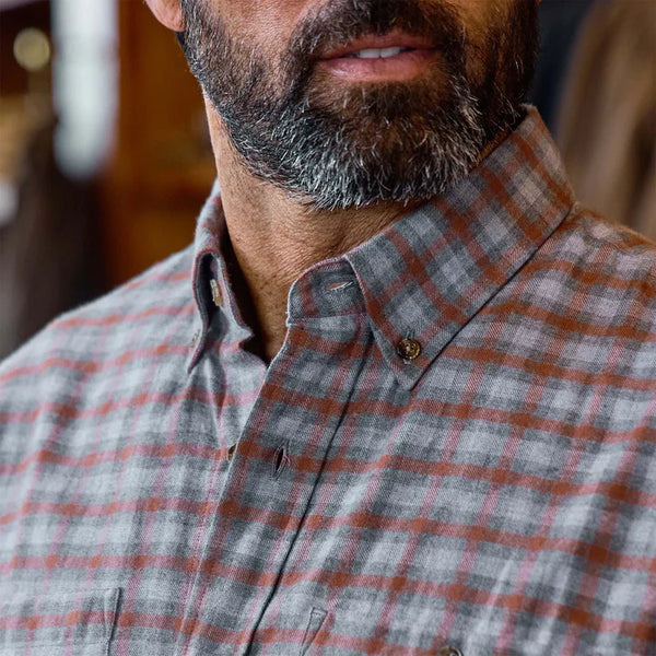 Dixon Brushed Cotton Twill Shirt