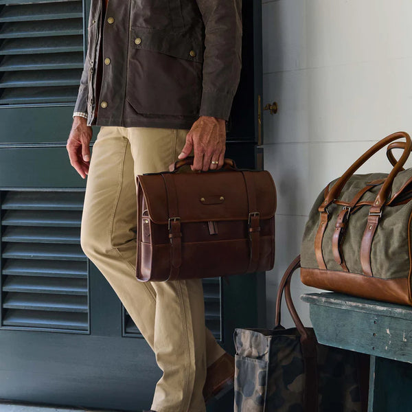 Leather Messenger Bag