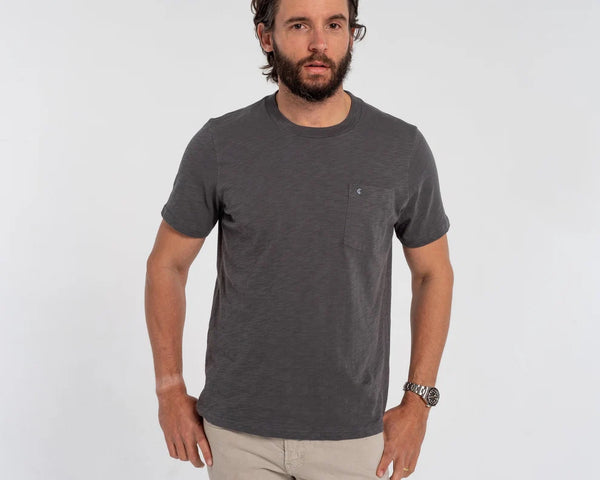 Slub Cotton Short Sleeve T-Shirt