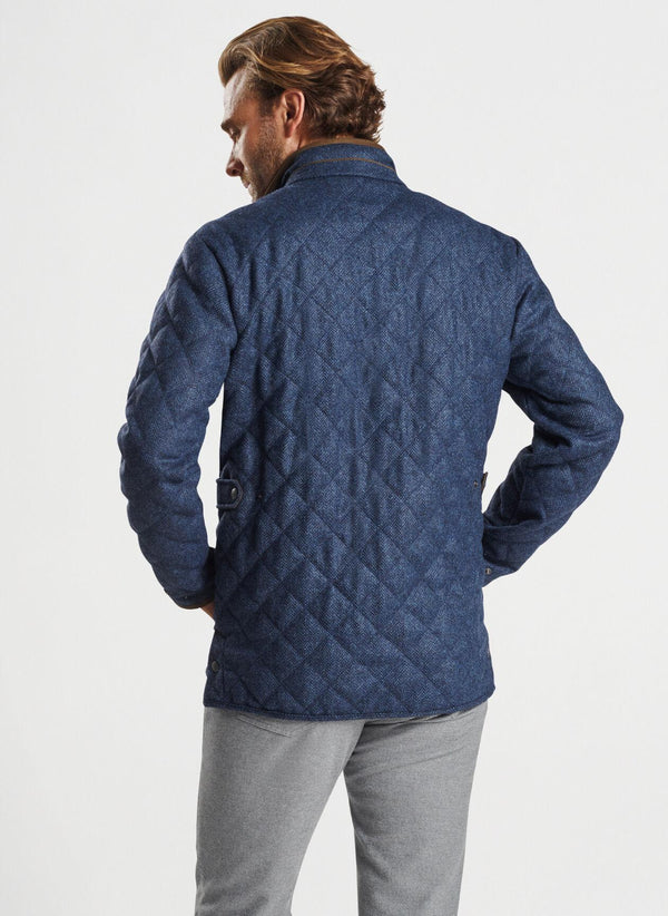 Suffolk Quilted Wool Travel Coat