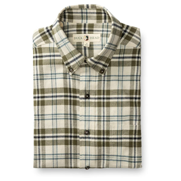 Maynard Plaid Cotton Flannel Sport Shirt
