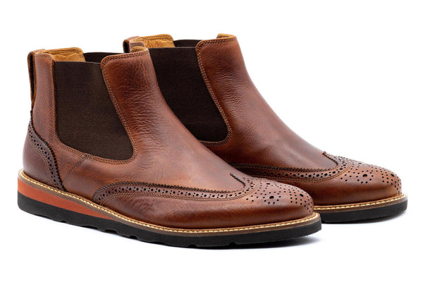 Blue Ridge Oiled Saddle Leather Chelsea Boots