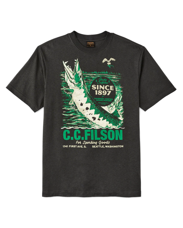 Shorts Sleeve Sporting Goods Graphic T-Shirt (Frontier)
