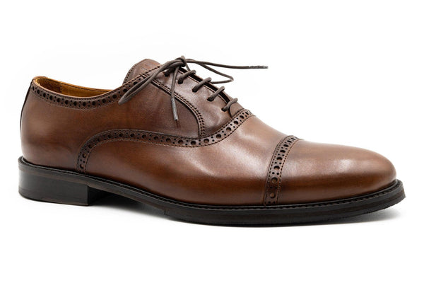 Cambridge Hand Stained Dress Calf Leather Cap Toe