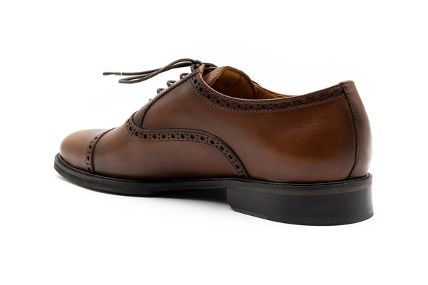 Cambridge Hand Stained Dress Calf Leather Cap Toe