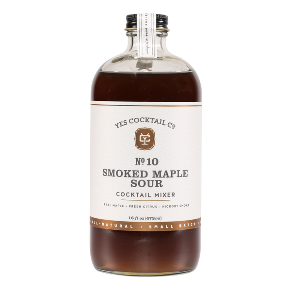 Smoked Maple Sour Cocktail Syrup