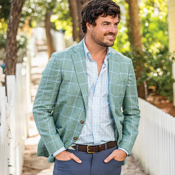 Drago Surf Windowpane Sport Coat