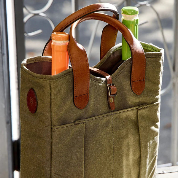 Canvas Whiskey Tote
