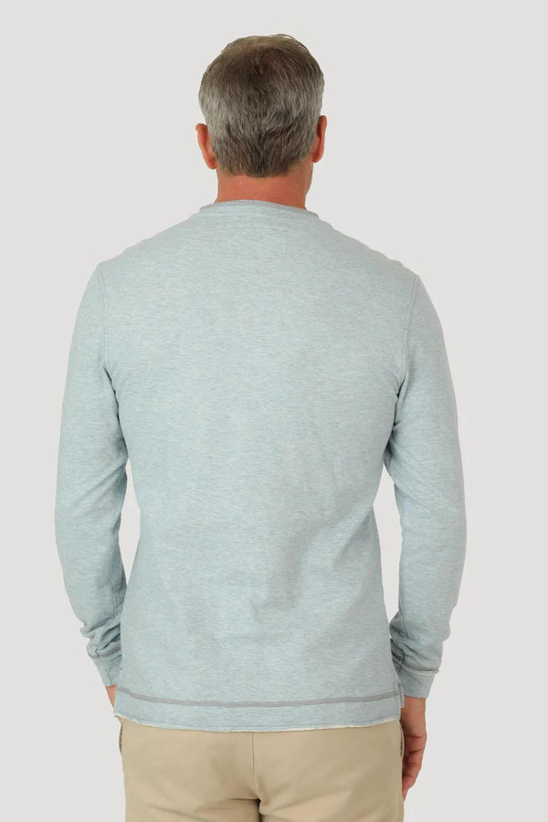 Lux Dream Double-Cotton Long Sleeve Henley