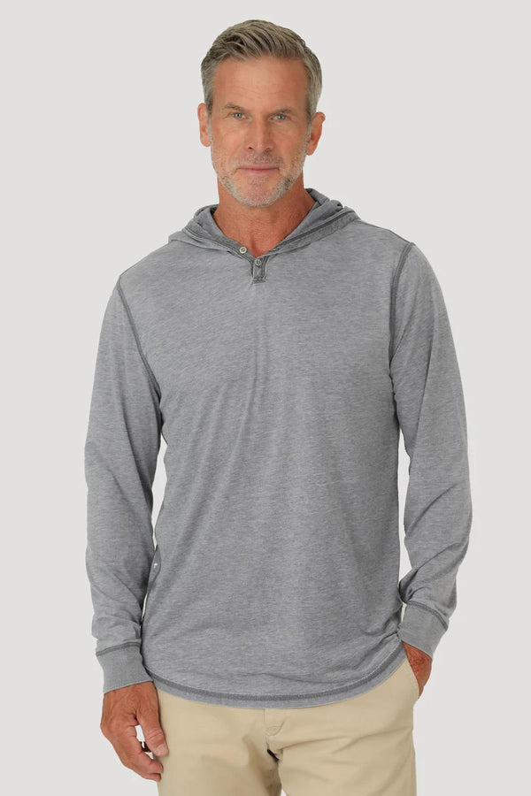 Bowery Burnout Slit Hoodie