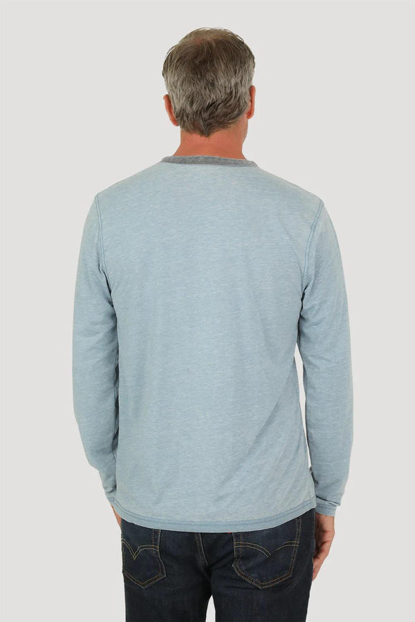 Bowery Burnout Long-Sleeve Slit Tee