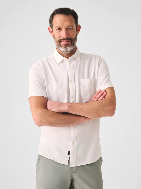 Short-Sleeve Knit Seasons Shirt (Single Pocket)